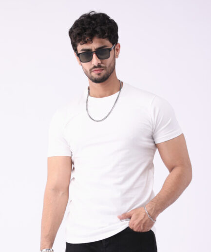 Slim Fit White T-shirt