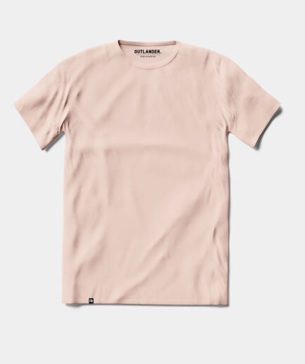 Slim Fit Pastel Peach T-shirt