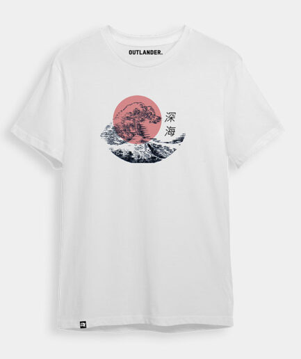 Wave Glitch Oversized - Yugen T-Shirt