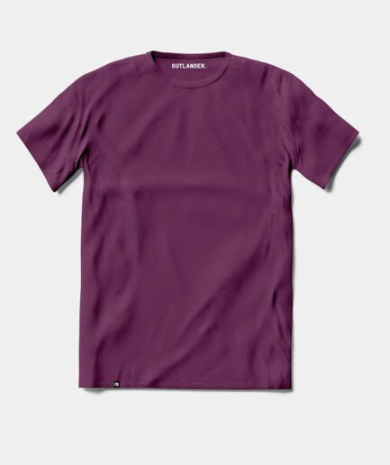 Slim Fit Plum Purple T-shirt