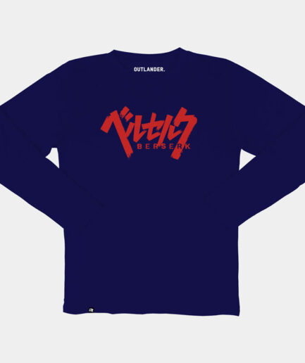 Red Logo Berserk Long Sleeve T-Shirt