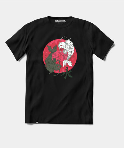 Yin Yang Fish Graphic T-Shirt