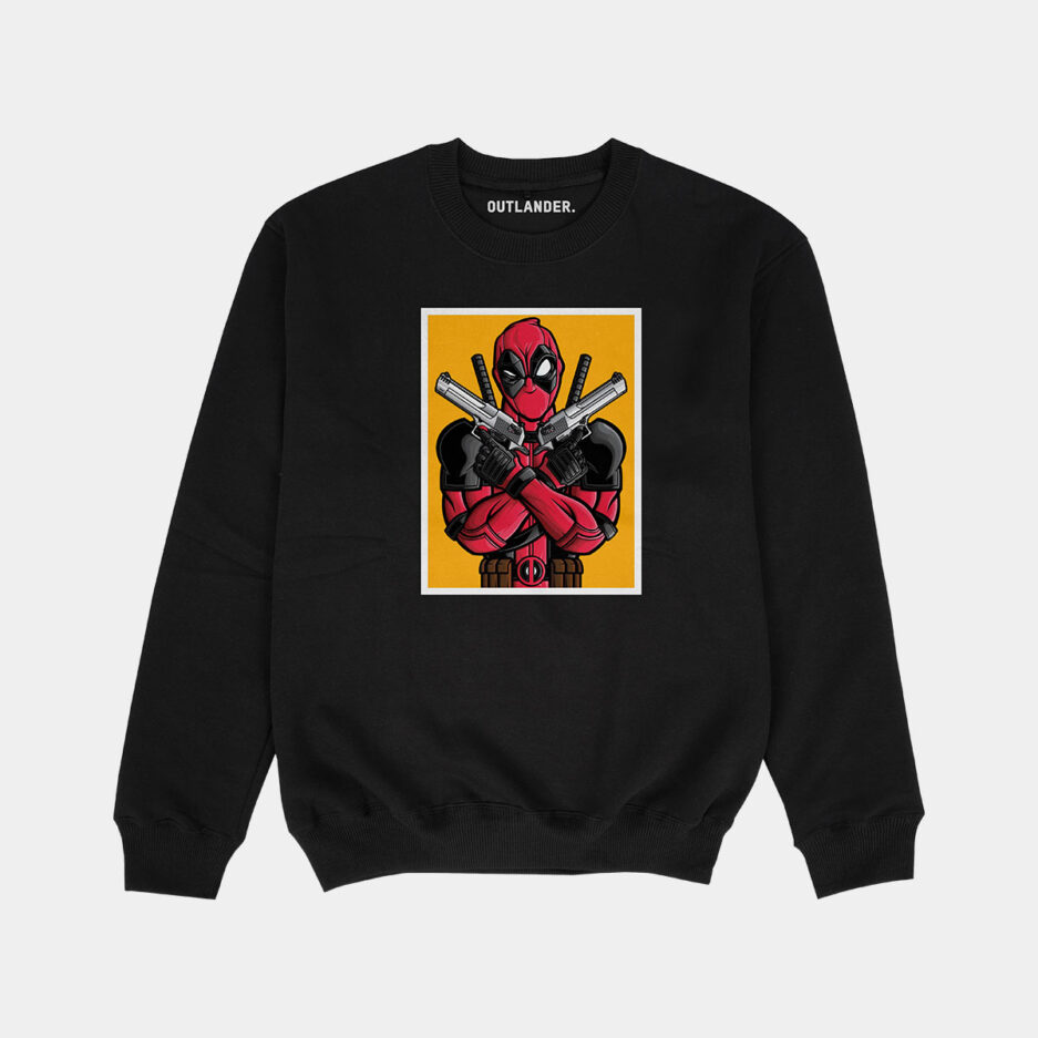 Deadpool Poster Design Sweatshirt